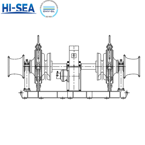 φ38mm Hydraulic Double Gypsy Double Warping Head Windlass